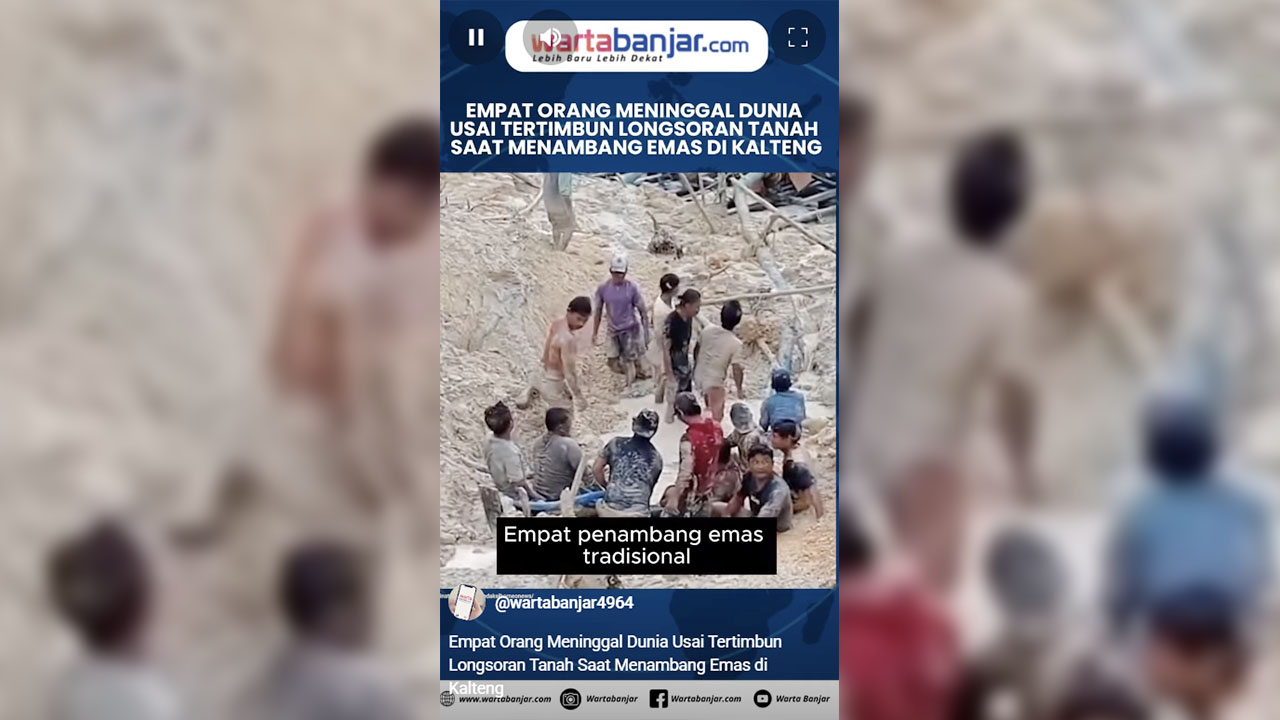tambang emas kalteng longsor