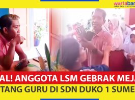 VIDEO - Viral! Anggota LSM Gebrak Meja dan Tantang Guru di SDN Duko 1 Sumenep