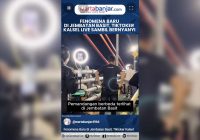 VIDEO - Fenomena Baru di Jembatan Basit, Tiktoker Kalsel Live Sambil Bernyanyi