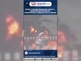 VIDEO - Israel Serang Bandara Sana’a, Hancurkan Pesawat Pengangkut Jemaah Haji Yaman