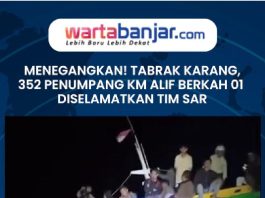 VIDEO - MENEGANGKAN! Tabrak Karang, 352 Penumpang KM Alif Berkah 01 Diselamatkan Tim SAR di Perairan Kendari