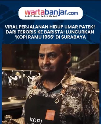 VIDEO - VIRAL PERJALANAN HIDUP UMAR PATEK! Dari Teroris ke Barista! Luncurkan ‘Kopi Ramu 1966’ di Surabaya
