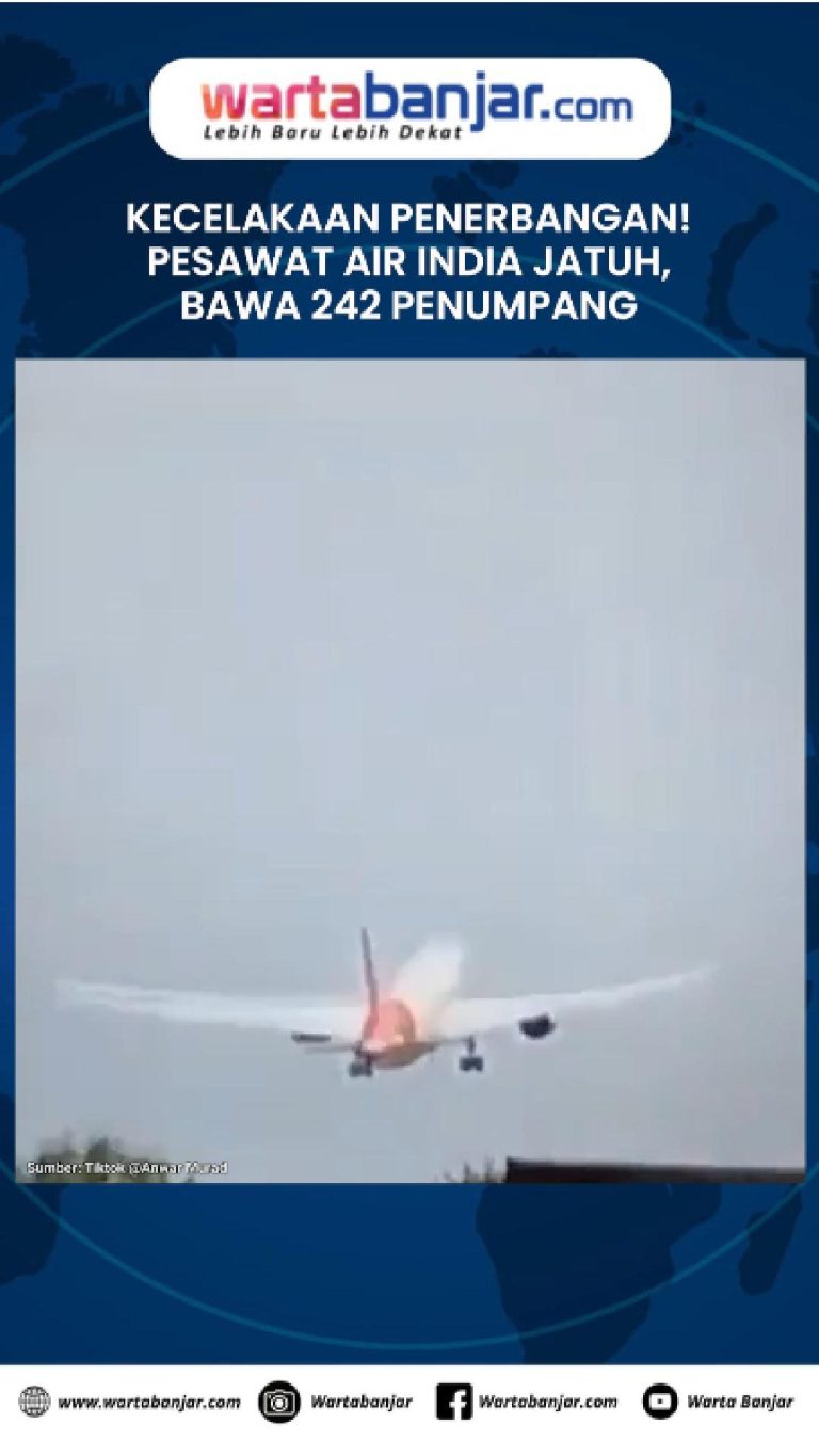 VIDEO - KECELAKAAN PENERBANGAN! Pesawat Air India Jatuh, Bawa 242 Penumpang