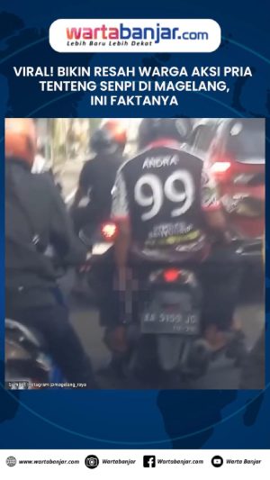 VIDEO - VIRAL! Bikin Resah Warga Aksi Pria Tenteng Senpi di Magelang, Ini Faktanya