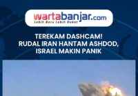 VIDEO - TEREKAM DASHCAM! Rudal Iran Hantam Ashdod, Israel Israel Makin Panik