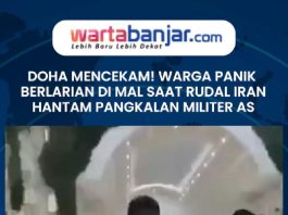 VIDEO - DOHA MENCEKAM! Warga Panik Berlarian di Mal saat Rudal Iran Hantam Pangkalan Militer AS, Netizen: Media Barat Tak Jujur!