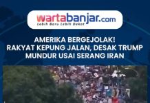 VIDEO - AMERIKA BERGEJOLAK! Rakyat Kepung Jalan, Desak Trump Mundur Usai Serang Iran