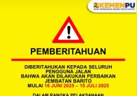 Kementerian PU Umumkan Perbaikan Jembatan Barito, Berlakukan Sistem Buka Tutup Jalan
