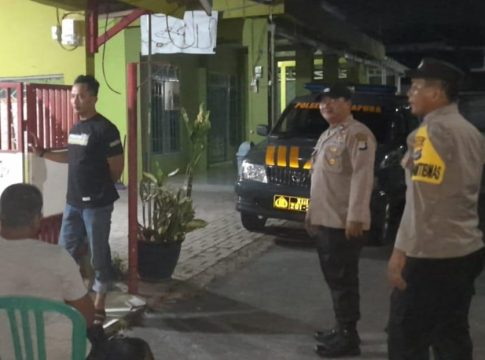 Polsek Martapura Laksanakan Patroli Malam di Beberapa Kelurahan