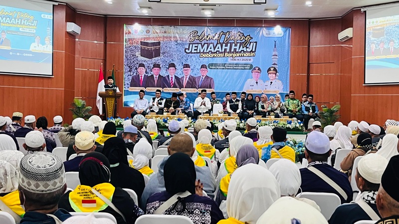 Total Jemaah dan Petugas Haji Debarkasi Banjarmasin Sudah Tiba di Banua 2.528 Orang