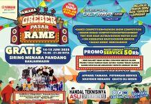 Event Puncak Grebek Pasar Rame Yamaha Siap Digelar di Siring Menara Pandang Banjarmasin, Gratis!