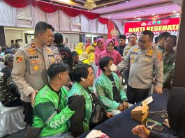 500 Warga Ikuti Pemeriksaan Kesehatan Gratis dan Donor Darah di Polresta Banjarmasin