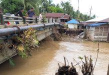 Jembatan Ulin di Desa Awayan Dibongkar Dinas PUPR Perkim Kabupaten Balangan