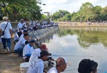 Dapat 69 Ekor Ikan, Pamungkas Juara Lomba Mancing HUT Bhayangkara ke-79 di Banjarbaru