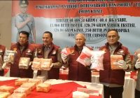 Jaringan Fredy Pratama, Polda Kalsel Sita 40 Kilogram Sabu dan Ringkus 212 Pengedar Narkoba