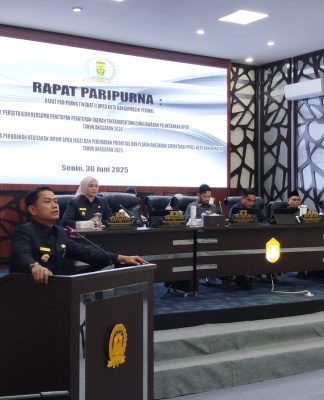 Kepala Dinas dan Anggota Dewan Banyak Absen di Rapat Paripurna DPRD Banjarmasin Disorot Wali Kota