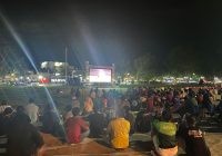 Ribuan Warga Padati Taman Dwi Warna! Nobar Timnas di Barabai Bikin Lapangan Bergemuruh