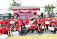 Meriah! Polres HST Gelar Jalan Santai dan Olahraga Bersama Sambut Hari Bhayangkara ke-79