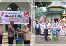Bakti Religi Polres Tanah Laut di Masjid dan Vihara: Wujud Nyata Kepedulian Polri pada Hari Bhayangkara