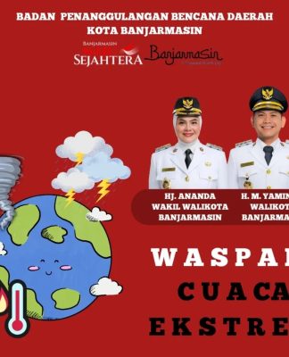 BPBD Kota Banjarmasin Minta Warga Waspada Cuaca Ekstrem