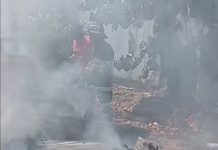 Kebakaran di Sebelah Kantor BBPPKS Banjarmasin
