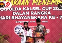 Polwan Polres Banjar Torehkan Prestasi di Kejuaraan Menembak “Kapolda Kalsel Cup 2025”