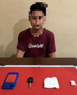 Pria Bawa Sabu di Jalan G Obos Diringkus Polisi