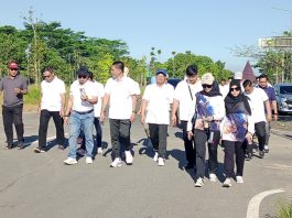 Bank Kalsel Gelar Jalan Santai Bersama ASN Pemprov Kalsel Sambil Kenalkan Kantor Baru