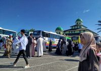 423 Jemaah Haji Kloter Pertama Banjarmasin Tiba dengan Selamat di Banua
