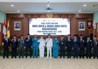 Bupati Tanbu Hadiri Acara Pelantikan Walikota dan Wakil Walikota Banjarbaru