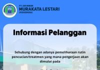 Besok Pagi Air Leding di Batu Benawa HST Bakal Mati
