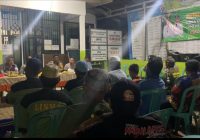 Perkuat Pos Kamling, Linmas Desa Piyait Dibekali Ilmu Pengamanan oleh Polsek Awayan