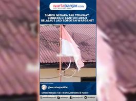 VIDEO - Simbol Negara Tak Terawat, Bendera di Kantor Lurah Belalau 1 Jadi Sorotan Warganet