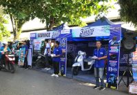 Rama Senang Bisa Servis Motor Murah di "Grebek Pasar Rame" Yamaha di Pasar Cemara Banjarmasin