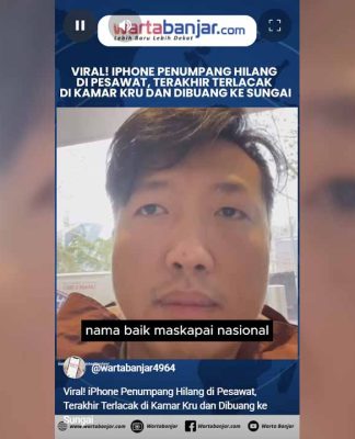 VIDEO - Viral! iPhone Penumpang Hilang di Pesawat, Terakhir Terlacak di Kamar Kru dan Dibuang ke Sungai