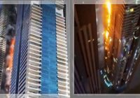 MENGERIKAN! Gedung Pencakar Langit 67 Lantai di Dubai Marina Dilalap Api, Ribuan Warga Dievakuasi