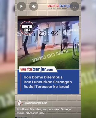 VIDEO - ‎Iron Dome Ditembus, Iran Luncurkan Serangan Rudal Terbesar ke Israel