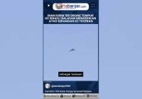 VIDEO - Iran Kirim 100 Drone Tempur ke Israel! Balasan Mengerikan atas Serangan ke Teheran