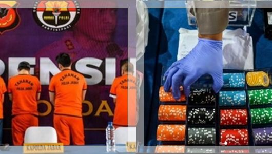 Geger! Polda Jabar Gerebek Kasino Ilegal Berkedok Futsal & Biliar, 44 Orang Jadi Tersangka