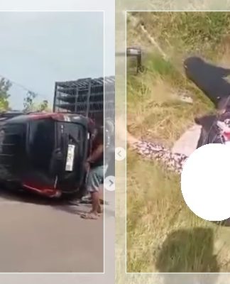 Kecelakaan Maut di Jalur Tjilik Riwut! Avanza Terbalik Usai Tabrak Pick Up, 1 Tewas, Beberapa Luka!