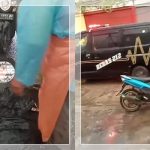 Kecelakaan di Jalan Mantuil Banjarmasin Terekam Kamera! Korban Tergeletak, Dievakuasi Relawan ke RS