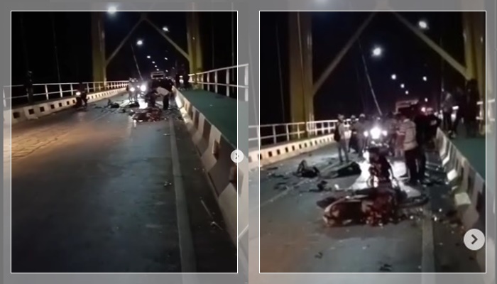 laka di jembatan barito2