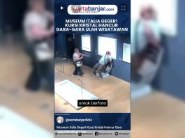 VIDEO - Museum Italia Geger! Kursi Kristal Hancur Gara-Gara Ulah Wisatawan