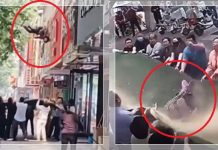 VIDEO DETIK-DETIK Nenek 102 Tahun Nyaris Tewas Terjun dari Lantai 3, Puluhan Warga Jadi Pahlawan