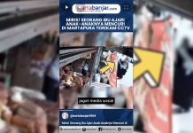 VIDEO - Miris! Seorang Ibu Ajari Anak-Anaknya Mencuri di Martapura Terekam CCTV