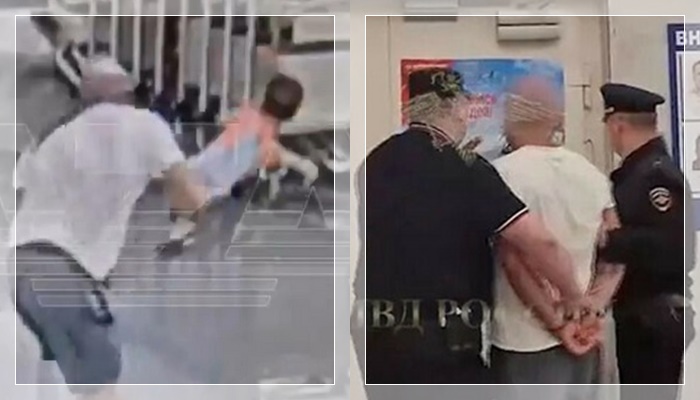 VIRAL! Pria Belarus Ini Banting Balita Iran di Bandara Moskow, Korban Koma di Rumah Sakit