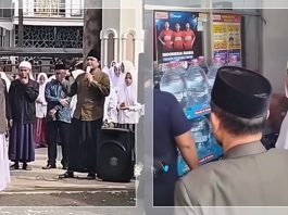 VIRAL! Ulama dan Santri Segel Alfamart di Ciamis, Tuntut Boikot Produk Israel