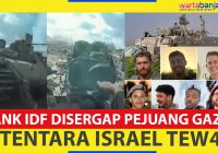 VIDEO - INSIDEN MEMALUKAN! Tank IDF Disergap Pejuang Gaza, 7 Tentara Israel Tew4s, Media Israel Murka