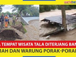 VIDEO - Dua Tempat Wisata Tanah Laut Diterjang Banjir, Rumah dan Warung Warga Porak-poranda
