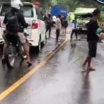 Dua Truk Tangki Adu Banteng di Bukit Sungkai, Sopir Terjepit di Kabin!